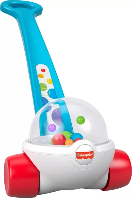 Fisher Price Corn Popper, Baby Toddler Push Toy, Popping Balls, Ages 1+ New