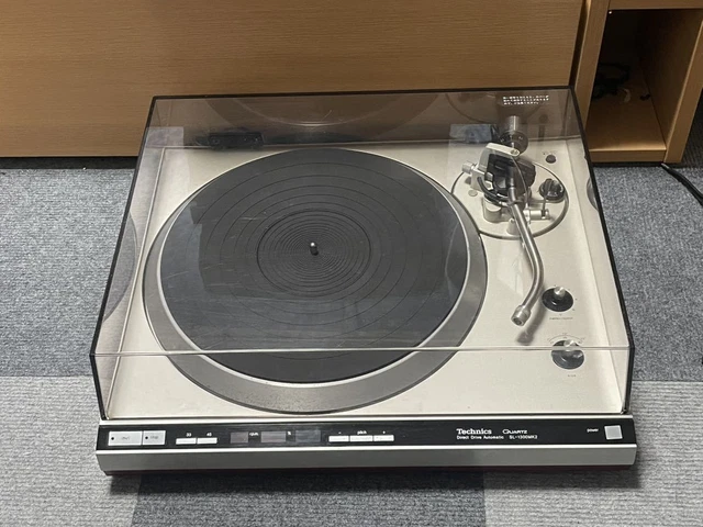 Technics SL-1200mk2 Silver DJ Turntable Direct Drive Tested Used JAPAN