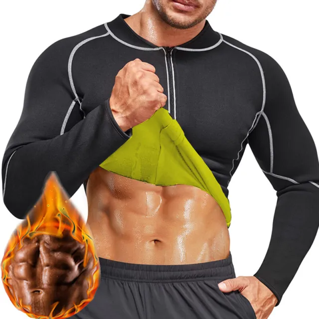 Neoprene Sweat Corset Vest for Men Waist Trainer Workout Body Shaper Sauna  Suit