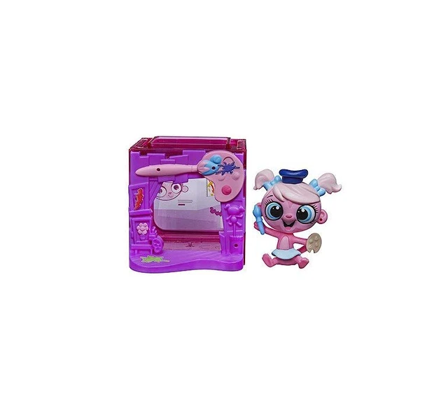 Figurine Littlest Pet Shop – Singe Minka (réf. 2852), Occasion Hasbro