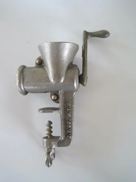 Salemans Sample Meat Grinder Antique