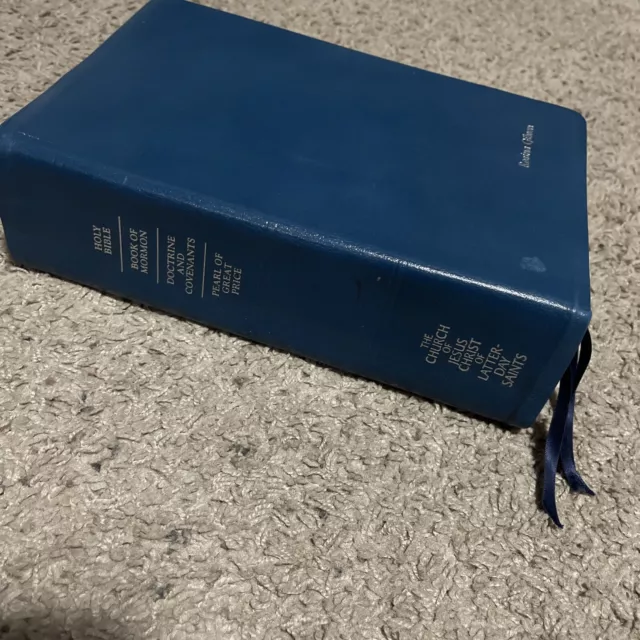 Scripture Case Brown Large Size Bible/Triple Quad LDS Mormon Leather  Philippines