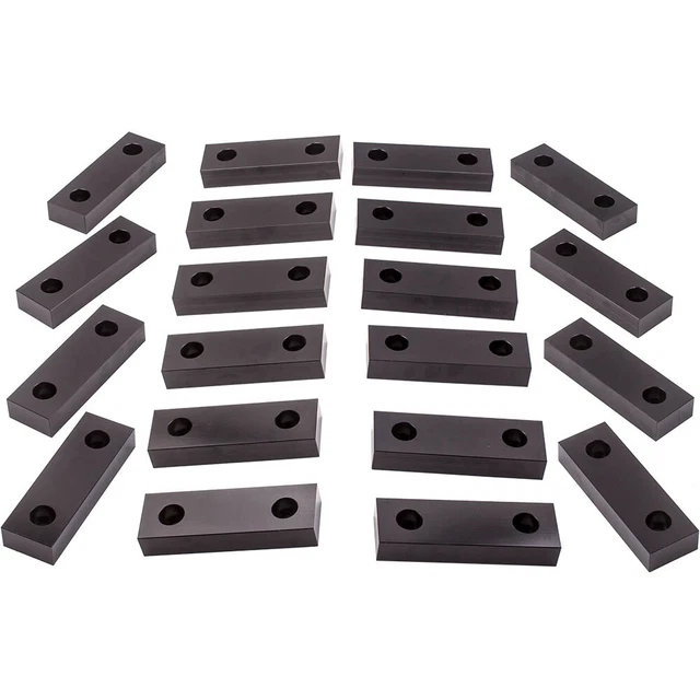 10 pack 6 x 2 x 1 Machinable Aluminum Vise Soft Jaws W/ Warranty