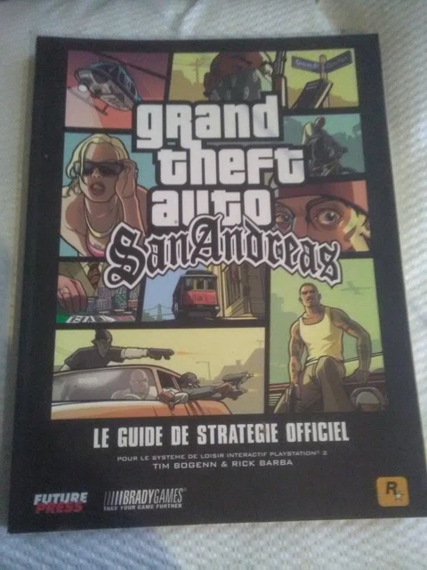 Jeu PS2 Grand Theft Auto : San Andreas - Version PAL FR Platinum - Très Bon état Avec Carte Poster
