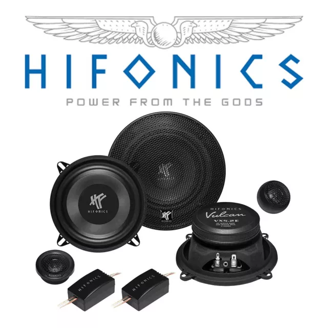 Hifonics VX5.2E 13cm 2-Wege Compo Auto Lautsprecher Set 130mm Boxen 160 Watt