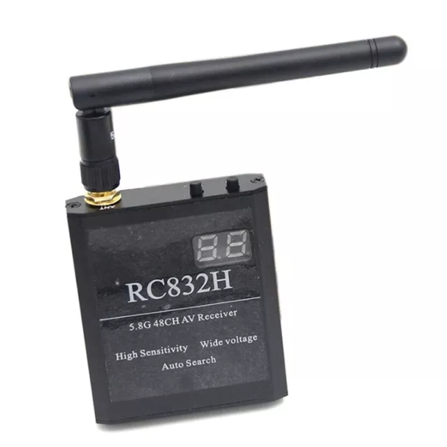 RC832H 5.8G 48CH RéCepteur VidéO 12V Recherche Automatique de Canal pour TS6275