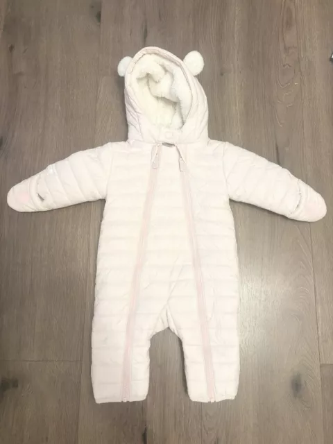 The Little White Company 3-6m Pramsuit