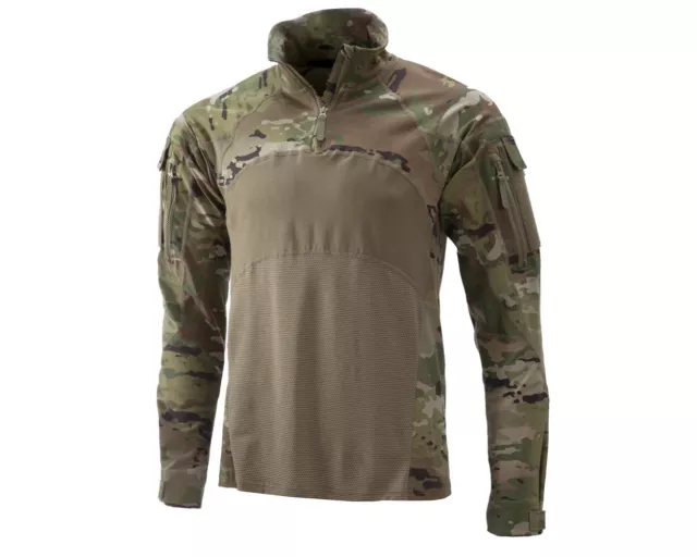 New USGI LARGE 1/4 Zip Army MASSIF Advanced Combat Shirt Multicam OCP