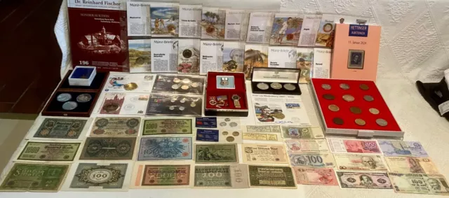 Münzen Medaillen Banknoten Deutsches Reich KMS Orden  Numisbrief-Sammlung