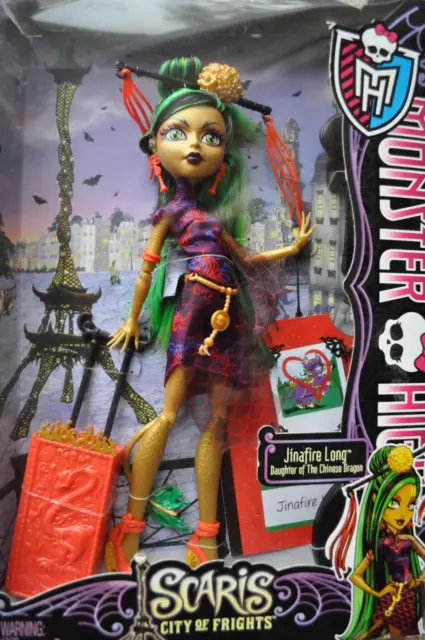Monster High 2012 -Scaris City Of Frights - Jinafire Long Doll - New/Sealed Nrfb