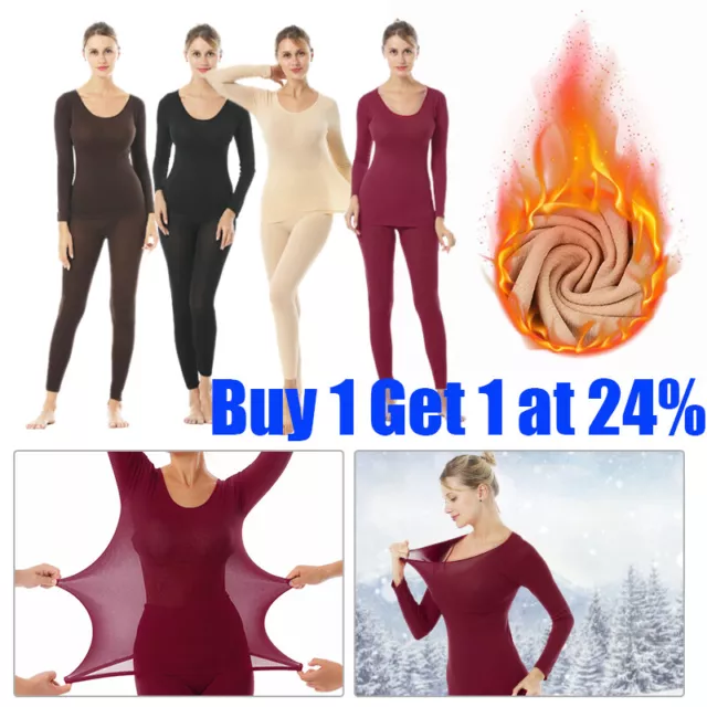 Seamless Warmer Underclothes Winter Warm Clothes Inner Wear Thermal Underwear UK