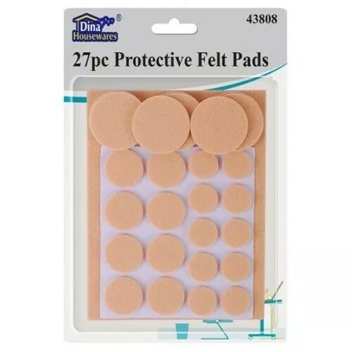 🔥Felt Pads 27 Heavy Duty Self Adhesive Furniture Wood Laminate Floor Protector