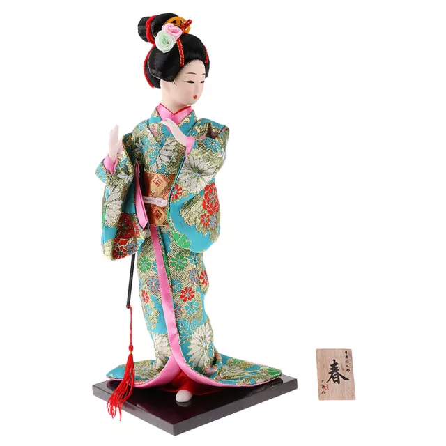 Japanische Kimono Geisha Puppe Figur Statue Geschenk Handwerk Sammlerstücke