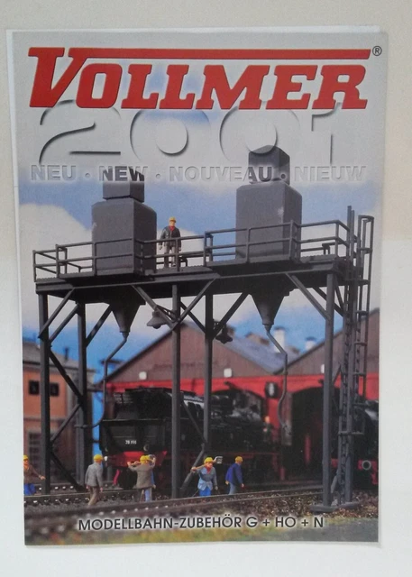 VOLLMER NEUHEITEN 2001 Prospekt D Modellbahn brochure model railways ...