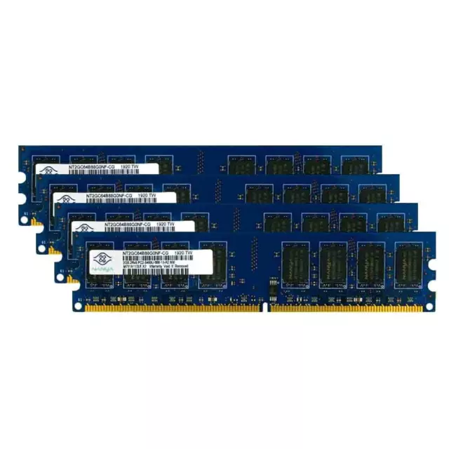 Original Nanya 8GB 4GB 2GB DDR2 800Mhz PC2-6400U 240Pin DIMM Desktop Memory RAM