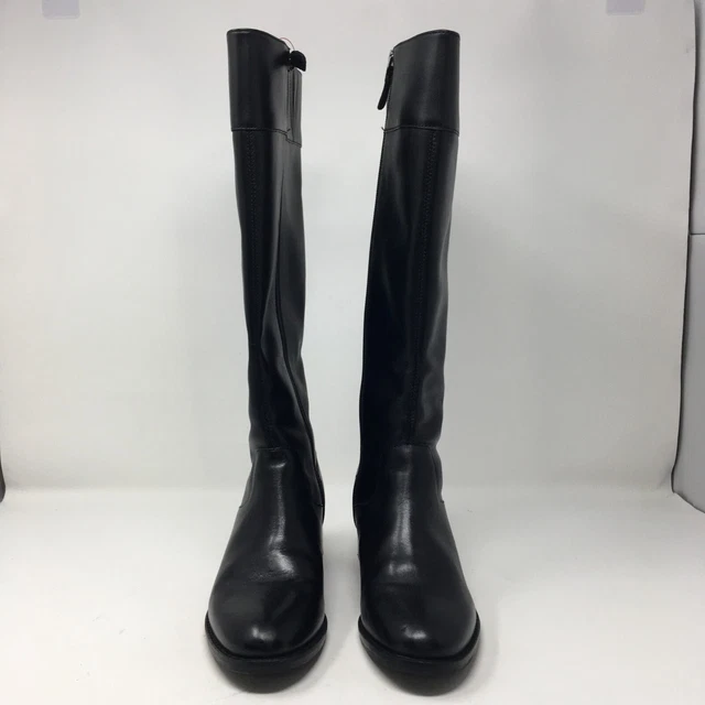 COLE HAAN CORA Riding Boot Women s Size 6.5B Black Leather MSRP