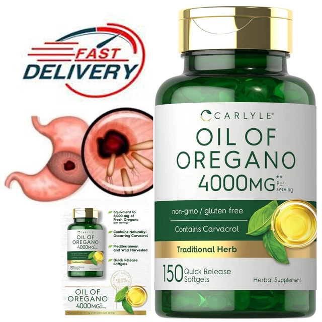 ACEITE DE OREGANO Potente Extract H Pylori, Cura reflujo, Molestia