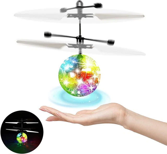 Flying Ball, Kids RC Flying Toys Infrared Induction Models Aircraft Helicopter B