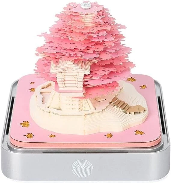 OMOSHIROI BLOCK 3D Notepad 2024 Calendar Cute Christmas Notes Gift New