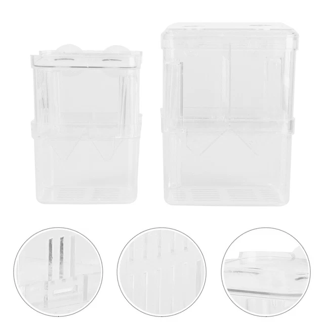 2pcs garnelen zucht box aquarium zucht net box
