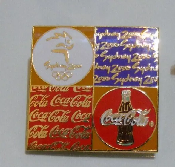 pins 9 olympic 2000 sydney coca cola like new 3