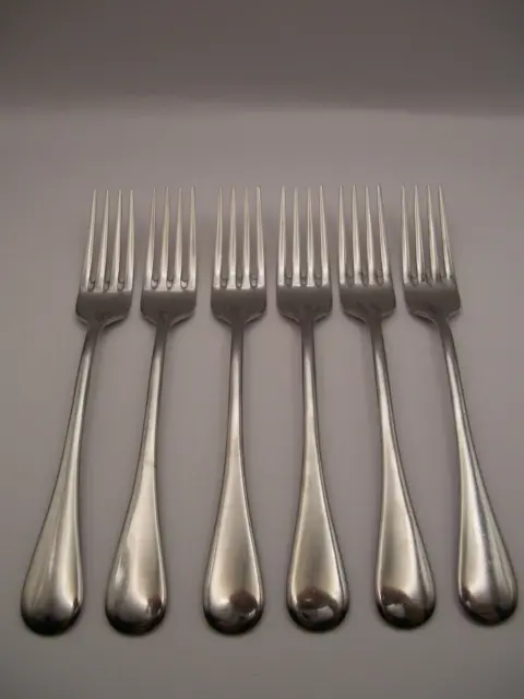 Calderoni Stainless BORROMEO Set of 6 Dinner Forks