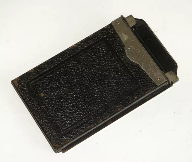 RARE 6x9 cm RHACO METAL FILM PACK PLATE HOLDER FOR FOLDING CAMERAS