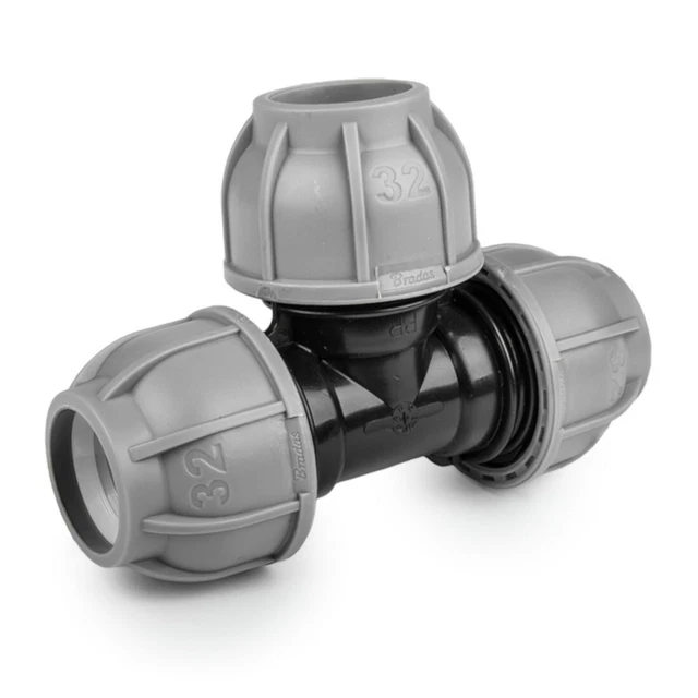 Raccordo A T Da 13 Mm Per Irrigazione - Confezione Da 3 Pezzi - Classic, Adatto A Micro-Drip-System - Prolunga E Dirama La Linea