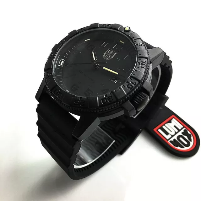 Reloj para hombre Luminox laúd tortuga marina blackout 44 mm 0321.BO