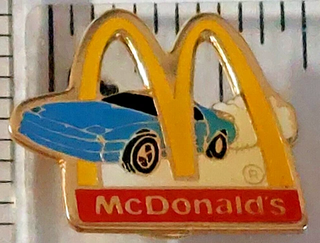 McDonald's ARCHES WITH CAR Lapel Pin (050923)