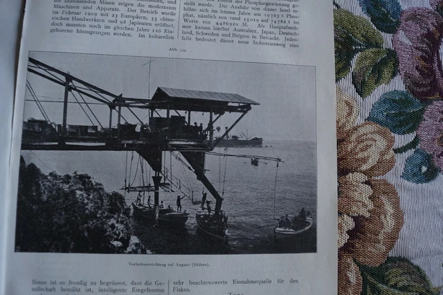 1910 Prometheus 1129 Angauer Südsee PalauNauru USA Eisenbahn Ausstellungszüge