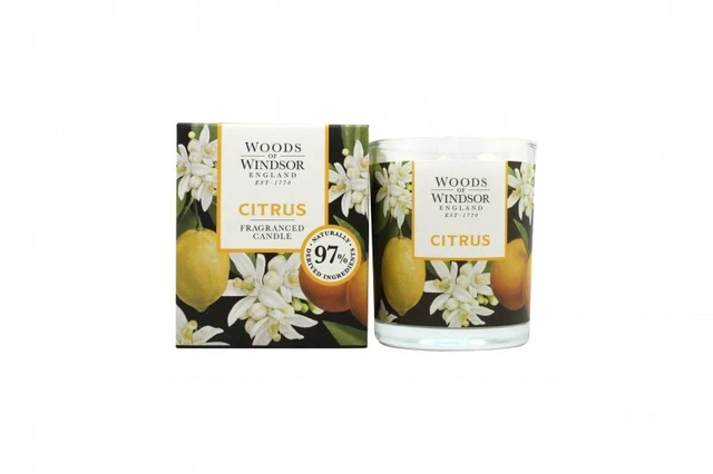 Woods Of Windsor Citrus Candle. New. Free Shipping