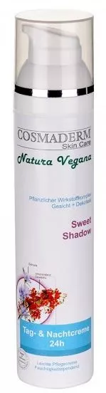 Cosmaderm - Natura Vegana - Tag & Nachtcreme 24h mit Duft 100ml Sweet Shadow