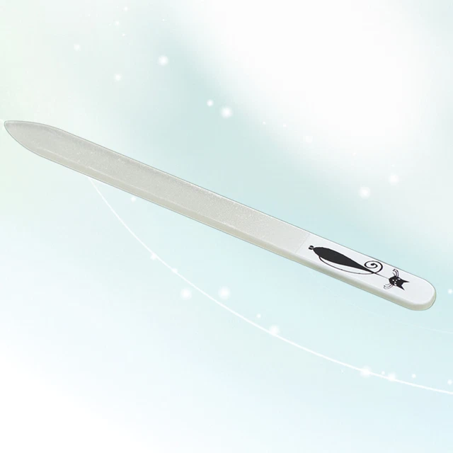 1pc cristal limes à ongles en verre manucure pour les ongles lisses et