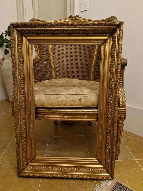 ANCIEN CADRE STUC BOIS DORE XIX eme EUR 40,00 - FR