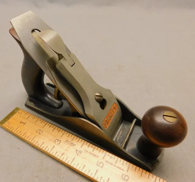 Stanley Rule & Level Co. No. 2 Smooth Plane c. 1930s Pre WWII Era  Unusual Model