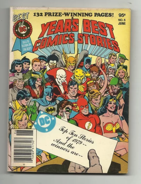 Best of DC Blue Ribbon Digest #5 - Batman - Jonah Hex - Sgt Rock - VG/FN 5.0