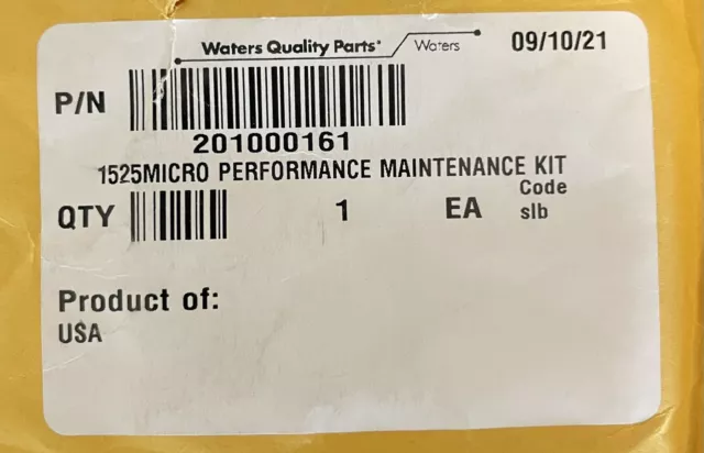 Waters 1525MICRO Performance Maintenance Kit 201000161