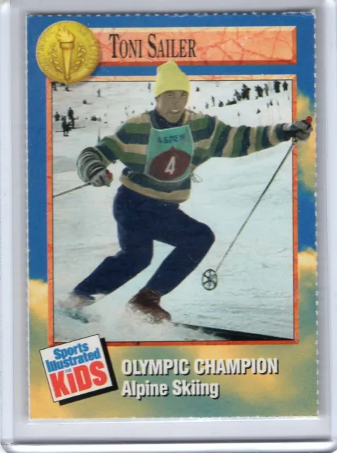 1992 Sports Illustrated Kids Si Sifk alpine skiing TONI SAILER Olympics