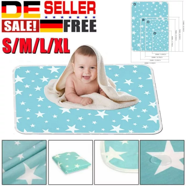 Wasserdicht Wickelunterlage für Babys und Kleinkinder Waschbar Wickelauflagen DE