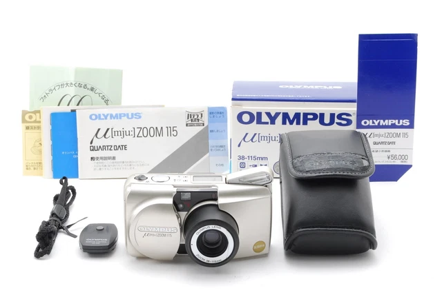 【NEAR MINT W/BOX】 Olympus Mju μ Zoom 115 Point & Shoot 35mm Film Camera JAPAN