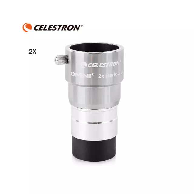 Celestron Omni 2x Barlow Eyepiece by Magnification Eyepiece for Telescope