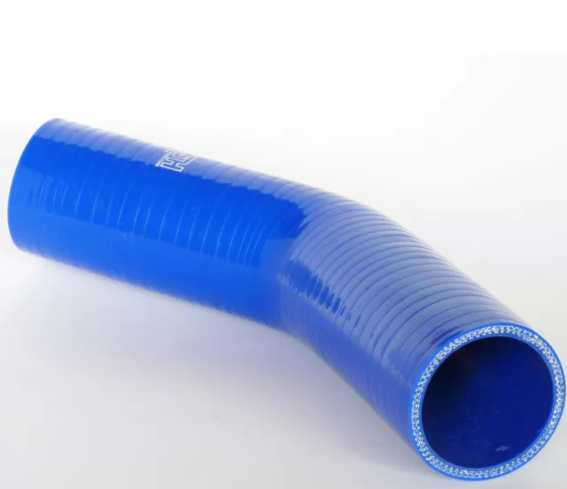 45 Gradi, Silikonbogen Id 25mm Tubo IN Silicone Arco Llk Turbo Tubo - Blu