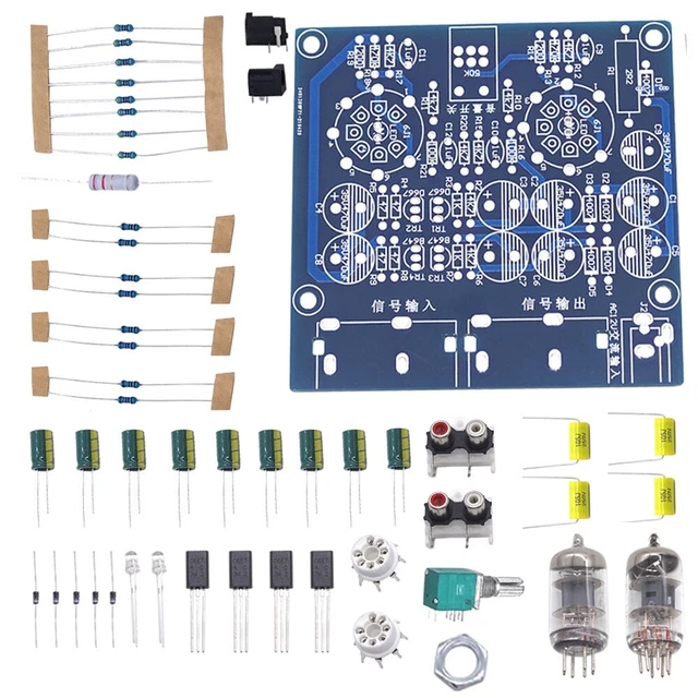 Kit DIY Préamplificateur Stéréo AR179 TDA1524A - Réglages Aigus, Graves, Volume, Équilibre & Contour