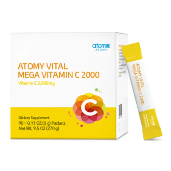 Atomy Vital Mega Vitamin C 2000 Dietary Supplement 90 Packet