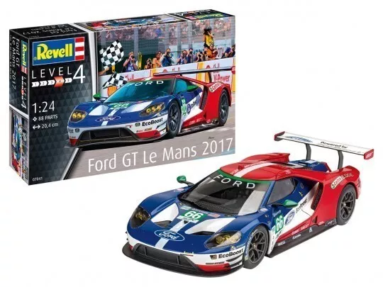 Revell Ford Gt Le Mans 2017 1:24 7041 Maqueta de Plástico en Kit Coche Carreras