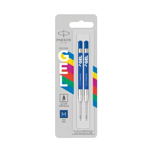 Parker Jotter Original Gel Pen Refills Blue (Pack of 2) 2136210