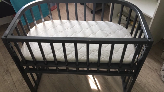 babybay beistellbett maxi grau