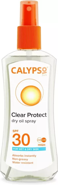 Calypso Dry Oil Sun Protection Spray Spf 30, 200 ml