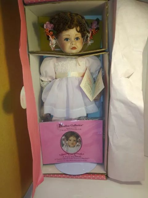 Treasury Collection Paradise Galleries Doll "Party For Sarah" Mint in Box!